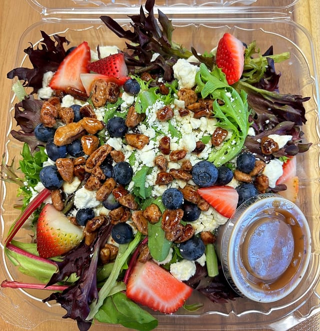 Strawberry Feta Salad.