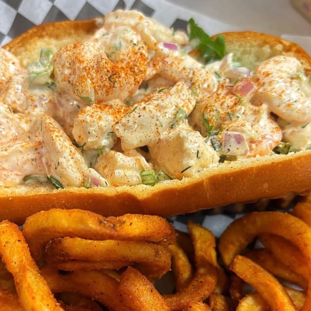 Shrimp Salad Roll.